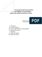 Las Cartas de Profesión Del Convento Del Císter de Málaga: Un Documento Entre La Devoción, El Derecho y El Arte