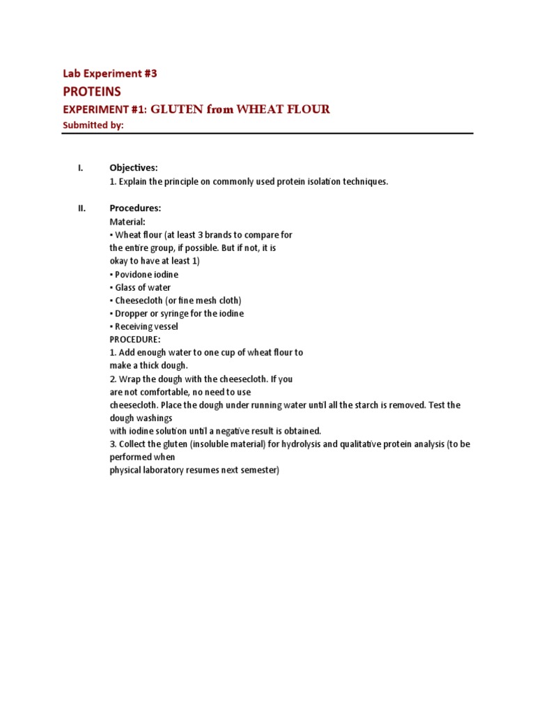 Lab Report Format Pdf Fat Nutrition