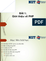 Bai 1 - Tong Quan Va Cu Phap PHP