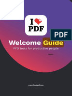 iLovePDF Welcome