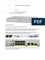 CISCO C1111 4P Setup Guide