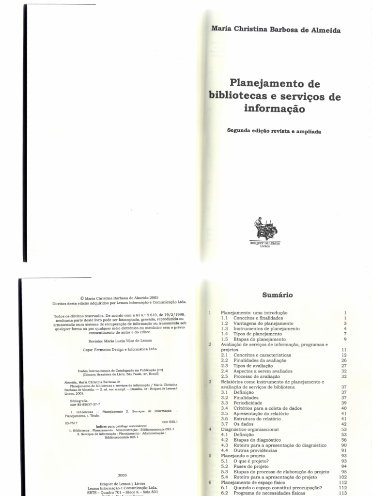 Planejamento, PDF, Planejamento