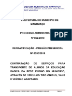 Pregao Presencial 55 2019 EDITAL RERRATIFICADO
