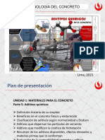 CI165 - Semana 4P - Aditivos Quimicos para El Concreto