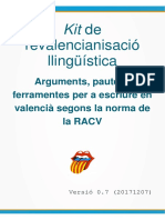 Kit de Revalencianisacio Llinguistica