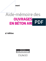 Aide-mémoire des ouvrages en béton armé - 4ème édition