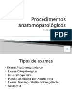 Procedimentos anatomopatológicos