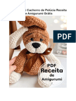 PDF Croche Cachorro de Pelucia Receita de Amigurumi Gratis