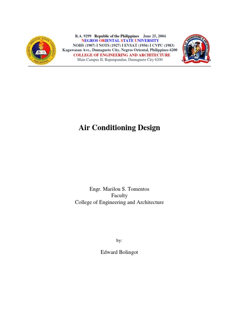 Edward Bolingot Air Conditioning PDF Air Conditioning Window
