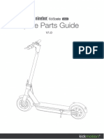 Kickmotion Ninebot G30 Electric Scooter Parts Guide