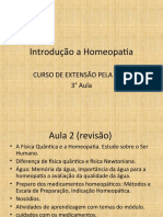 Introdução à Homeopatia - Aula 3