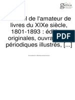 2-Manuel de L'amateur de Livres Du XIXe Siècle