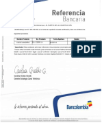 Certificación Bancaria Bancolombia