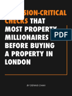 5 Mission-Critical Checks Property Millionaires Do Before Buying in London