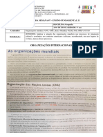 Organizações Internacionais - Prefeitura de Petrópolis - EducaEmCasa