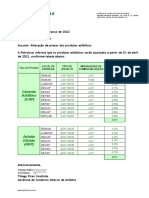 Carta CE_CIA 20_22 - Alteração de preços dos produtos asfálticos - CPV - Variação Percentual (1) (1)