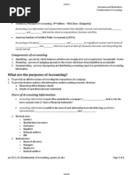 Lesson 1 - Handout 1 - Fundamentals of Accounting