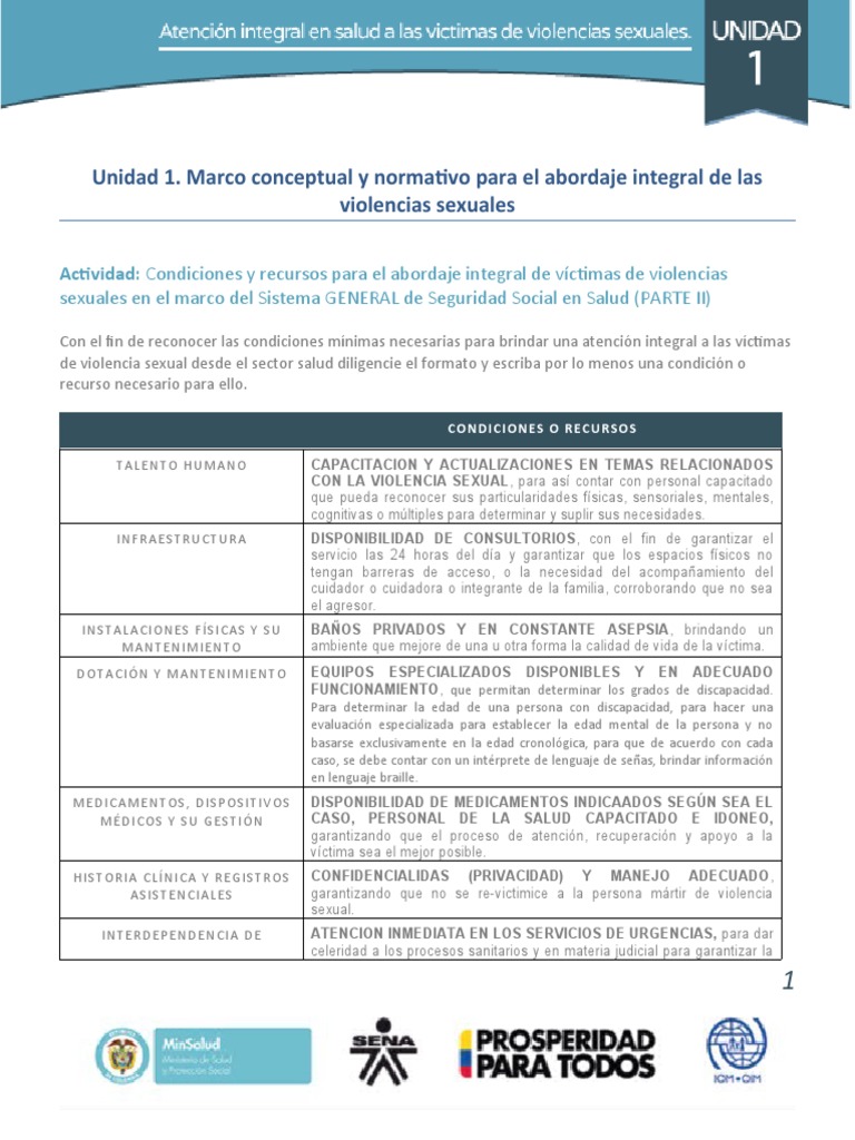 Abordaje Integral de Violencias Sexuales | PDF | Invalidez | Ciencias ...