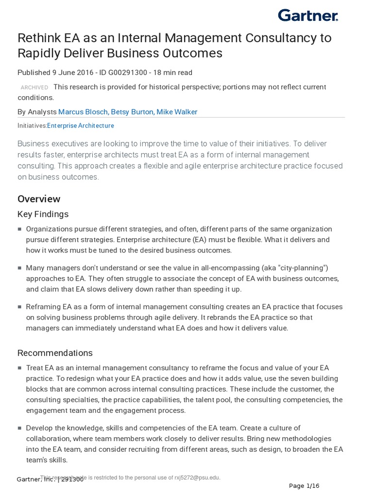 Rethink EA As An Int 291300 NDX | PDF | Agile Software Development ...
