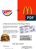 Burger King Vs MCD - A Case Study