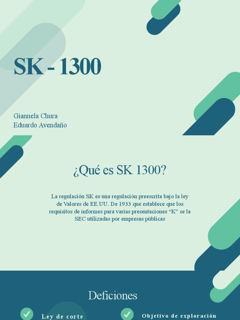 Regulación SK-1300 en Minería | PDF | Minería | Minerales