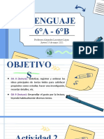 Libro 1 - Actividad 2-PPT Lenguaje 6to