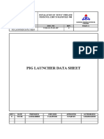 Pig Launcher Data Sheet 91303 - 8 Inch