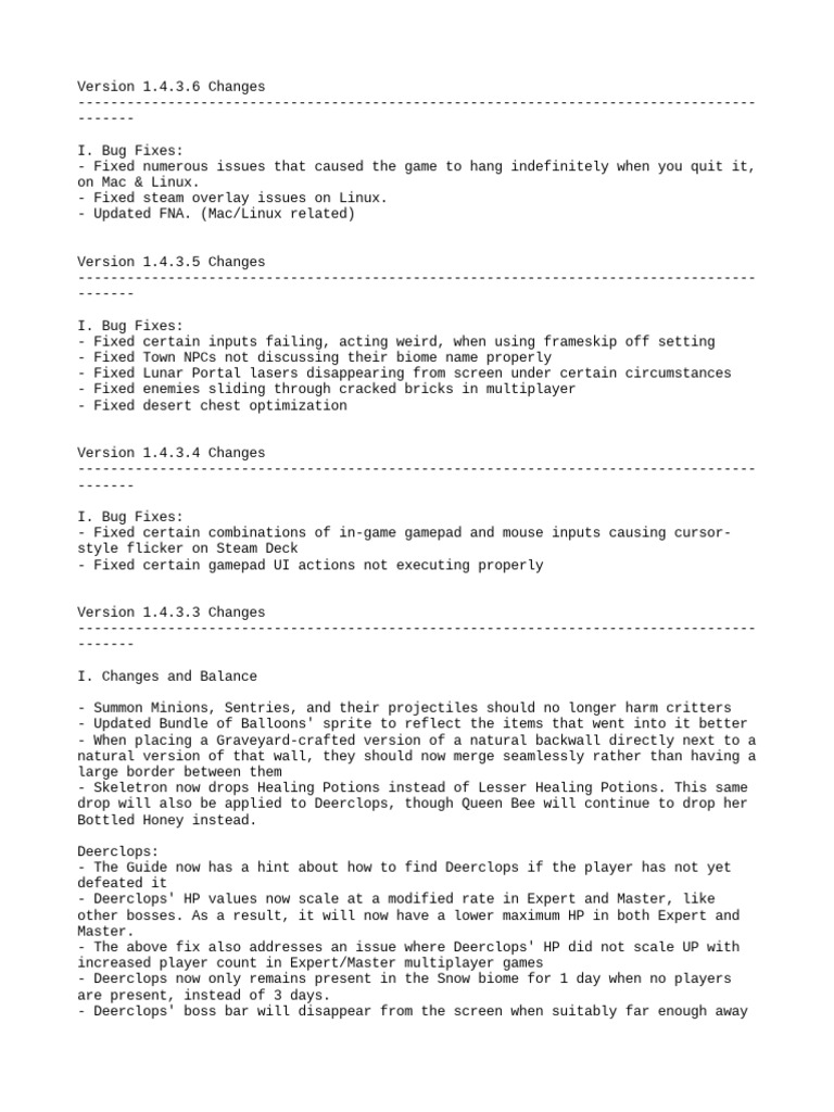 Change Log | PDF