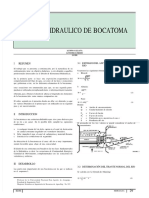 Diseño Hidraulico de Bocatoma