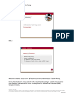 Transfer Pricing Handout With Text - Lesson 1