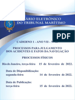 Diário Eletrônico (Processos Físicos) TM Nº 05 - 15.02.2022