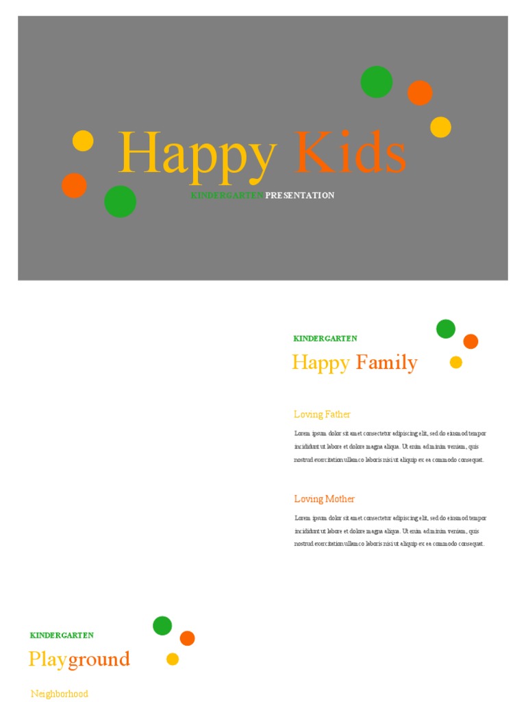 Happy Kids - Template | PDF