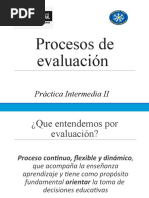 Evaluación de Aprendizajes