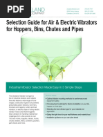 Selection Guide For Industrial Vibrators - Cleveland Vibrator Company