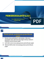 Pemeriksaan Pajak (Iapi) - 8 Agustus 2022