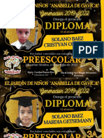 Diploma preescolar Anabella Gavica