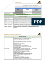 1º Planificación Abril 2022