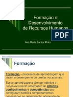 Formação e Desenvolvimento de Recursos Humanos