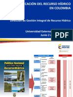 Presentación de Planificación Del Recurso Hídrico en Colombia