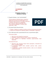 ATIVIDADE AVALIATIVA 1 UNIDADE - Drenagem e Pavimentação PDF