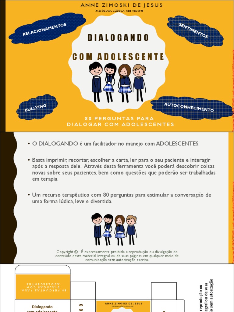Dialogando Com Adolescente | PDF | Família | Comunicação