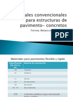 3.2 PRE Materiales para Concretos en Estructuras de Pavimento