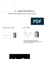 Física - Eletrodinâmica - POTÊNCIA E ENERGIA ELÉTRICA - RODRIGO