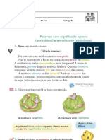 Ficha Sinónimos - Antónimos Outra