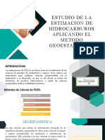 Eestudio de La Estimacion de Hidrocarburos