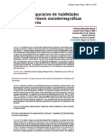 Estudo Comparativo de Habilidades Sociais e Variáveis Sociodemográficas de Professores