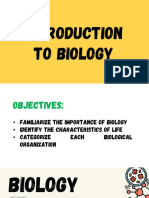 L1 - Introduction To Biology Part 1