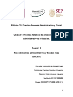 Módulo 19.: Practica Forense Administrativa y Fiscal