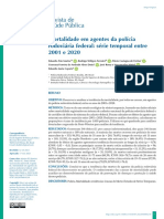 2022 MARINS Et Al. Mortalidade em Agentes Da PRF. 2001 A 2020