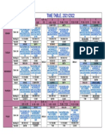 TIME TABLE 2021 - 2022.xlsx - NOLINE CLASSES